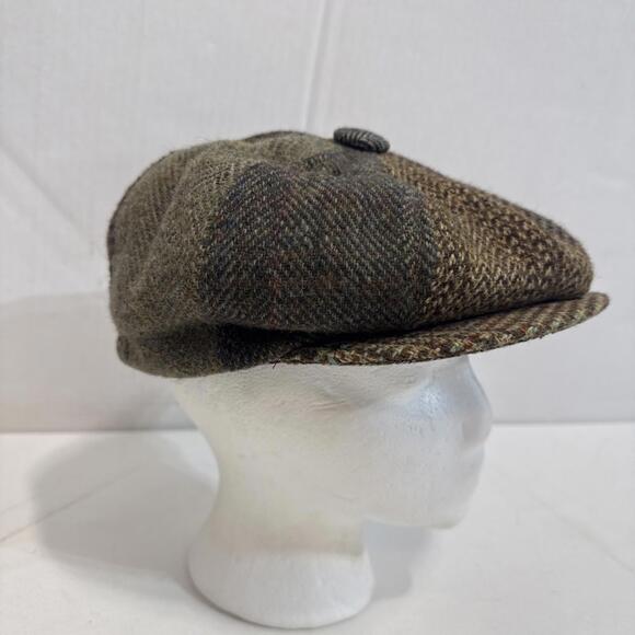 Other - Vintage Schumann Sullivan of New Haven Wool Newsboy Hat Made USA Size Large